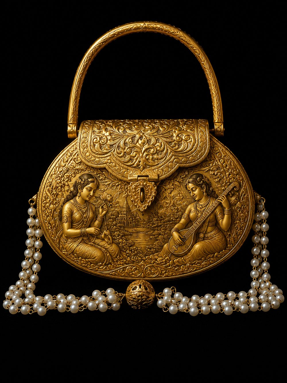 Platero artisan clutch detail